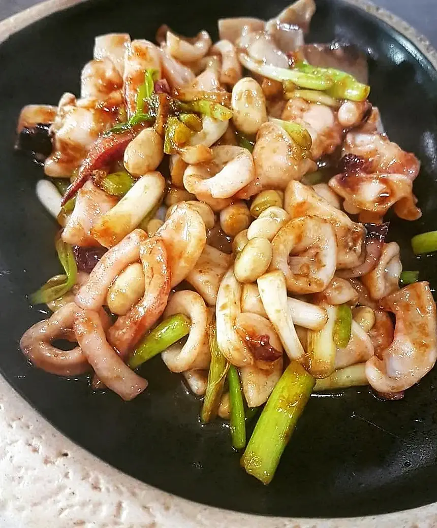 Calamar a la plancha de El Galeon