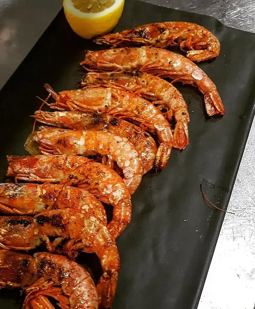 Gambas a la plancha de El Galeon